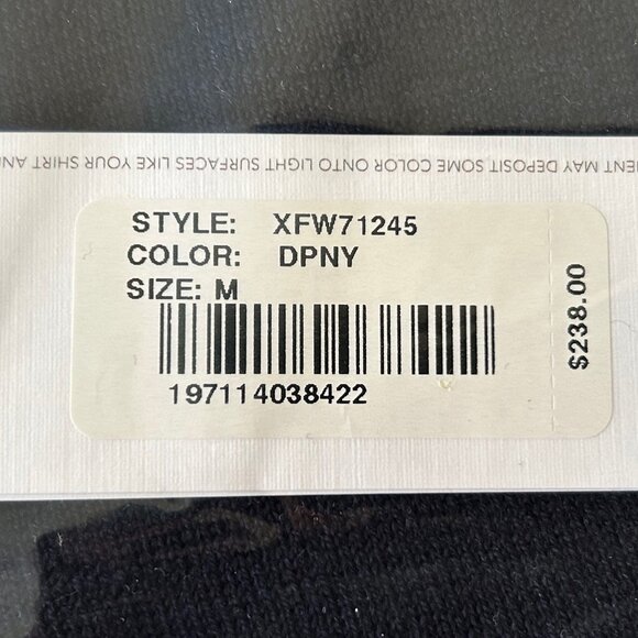 NWT AG Adriano Goldschmied Navy Marino Wool Crewneck Sweater, Size M - Picture 3 of 8